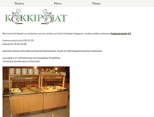 Tablet Screenshot of kokkipojat.com